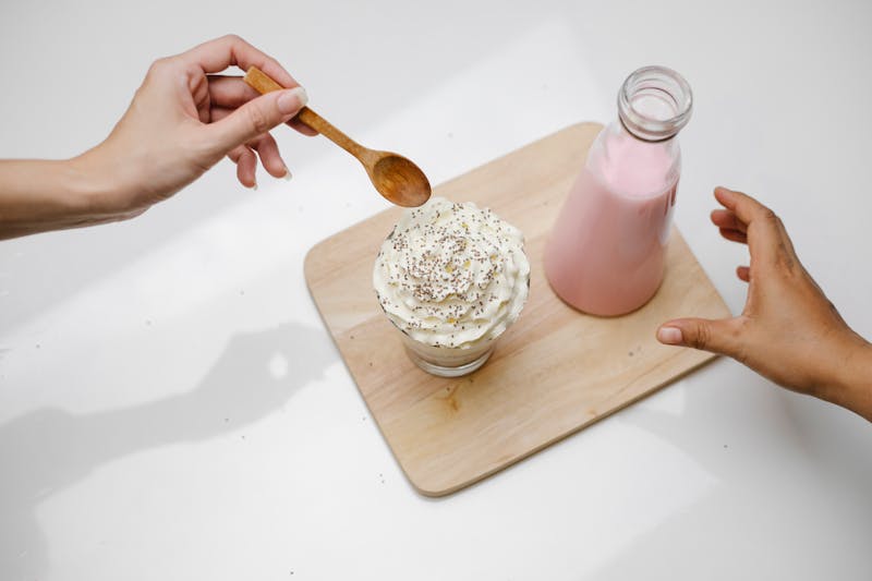 Strawberry milkshake